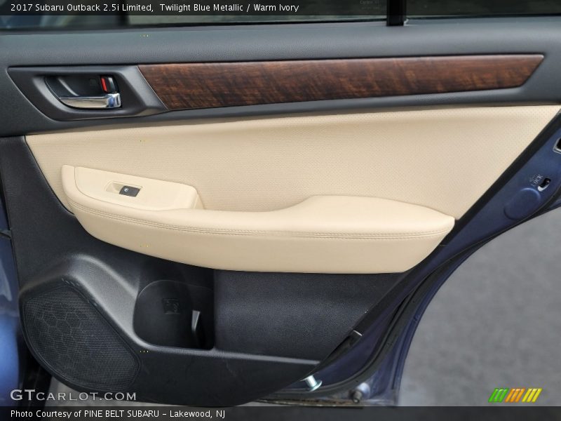 Twilight Blue Metallic / Warm Ivory 2017 Subaru Outback 2.5i Limited
