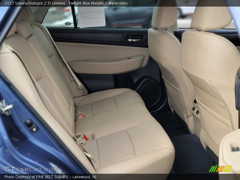 Twilight Blue Metallic / Warm Ivory 2017 Subaru Outback 2.5i Limited