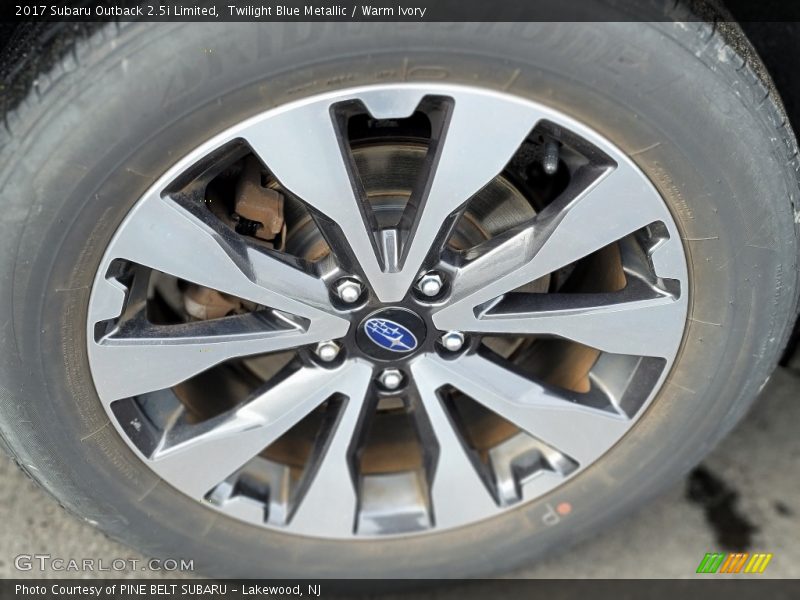 Twilight Blue Metallic / Warm Ivory 2017 Subaru Outback 2.5i Limited