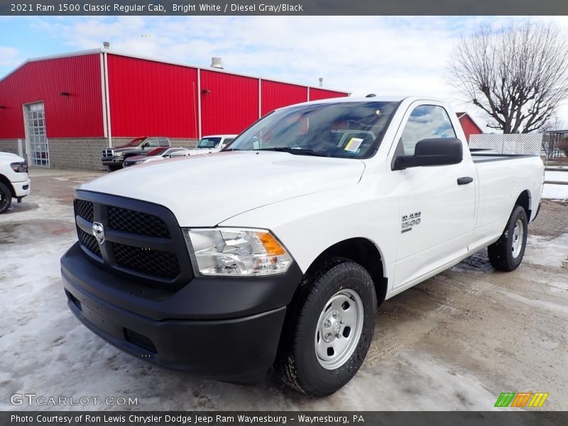 Bright White / Diesel Gray/Black 2021 Ram 1500 Classic Regular Cab