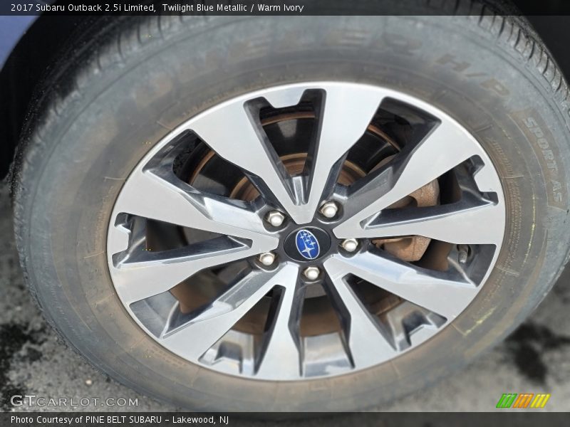 Twilight Blue Metallic / Warm Ivory 2017 Subaru Outback 2.5i Limited