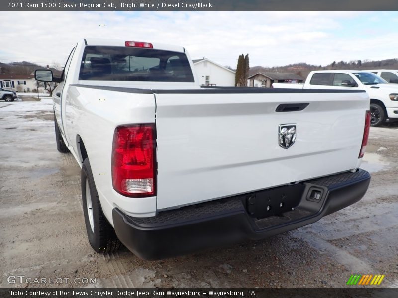 Bright White / Diesel Gray/Black 2021 Ram 1500 Classic Regular Cab