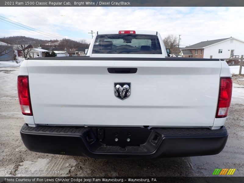 Bright White / Diesel Gray/Black 2021 Ram 1500 Classic Regular Cab