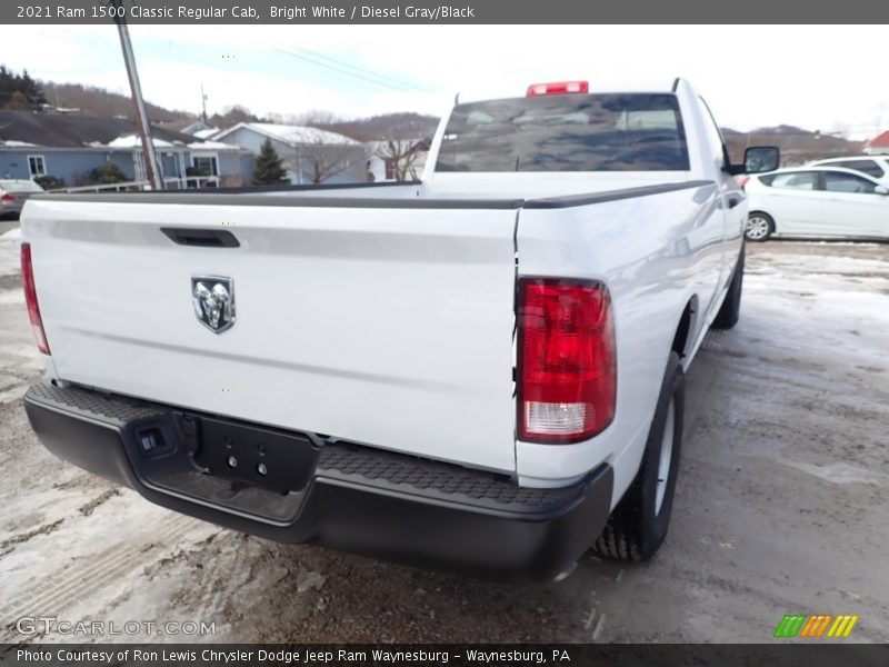 Bright White / Diesel Gray/Black 2021 Ram 1500 Classic Regular Cab