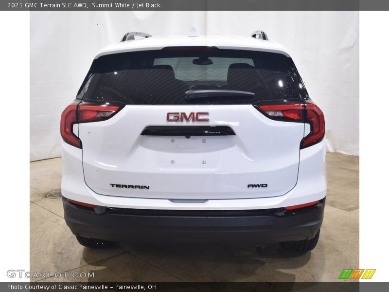 Summit White / Jet Black 2021 GMC Terrain SLE AWD