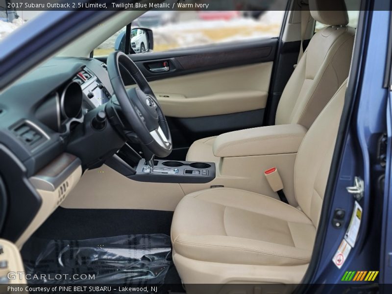 Twilight Blue Metallic / Warm Ivory 2017 Subaru Outback 2.5i Limited