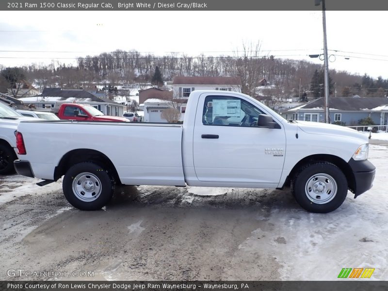 Bright White / Diesel Gray/Black 2021 Ram 1500 Classic Regular Cab