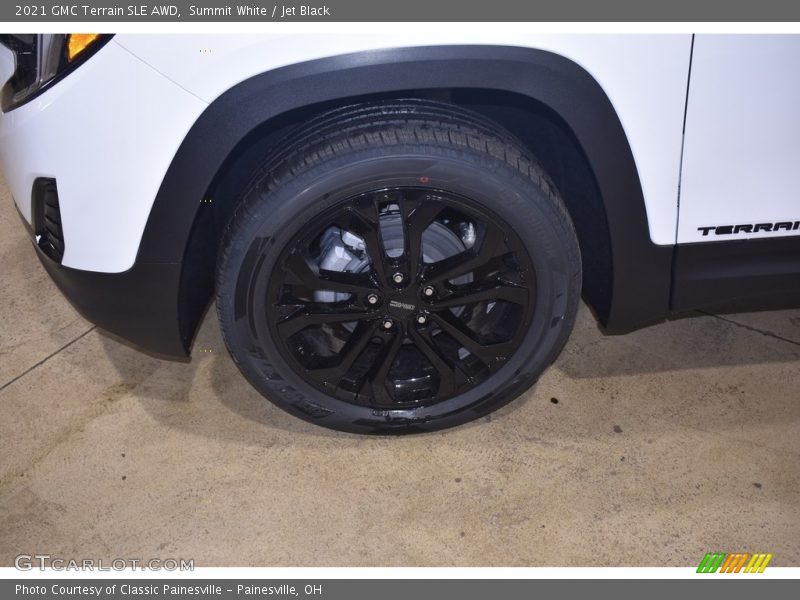 Summit White / Jet Black 2021 GMC Terrain SLE AWD