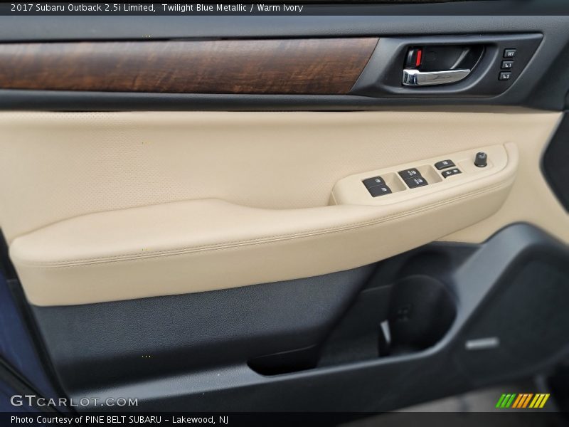 Twilight Blue Metallic / Warm Ivory 2017 Subaru Outback 2.5i Limited