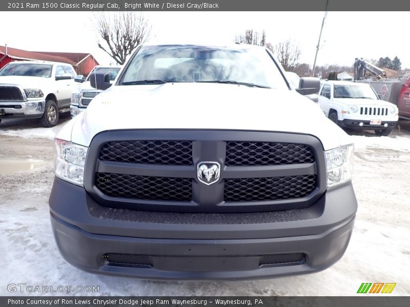 Bright White / Diesel Gray/Black 2021 Ram 1500 Classic Regular Cab