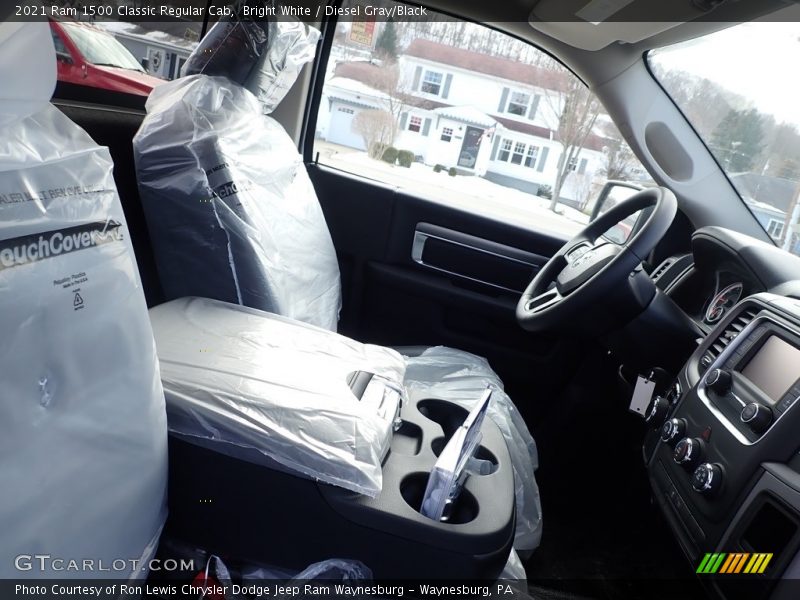 Bright White / Diesel Gray/Black 2021 Ram 1500 Classic Regular Cab