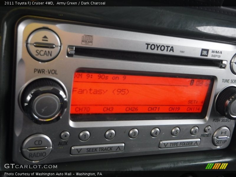 Army Green / Dark Charcoal 2011 Toyota FJ Cruiser 4WD