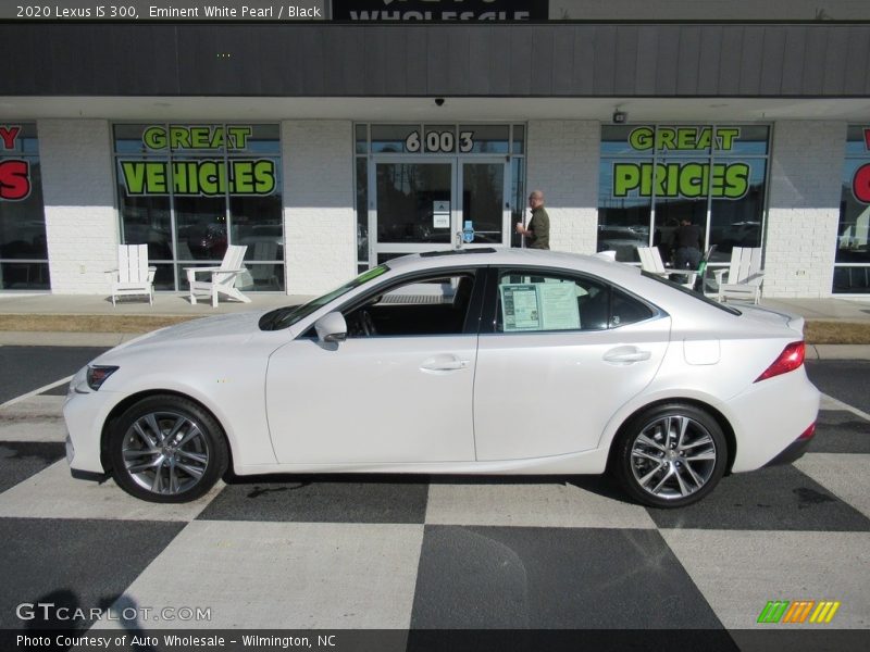 Eminent White Pearl / Black 2020 Lexus IS 300