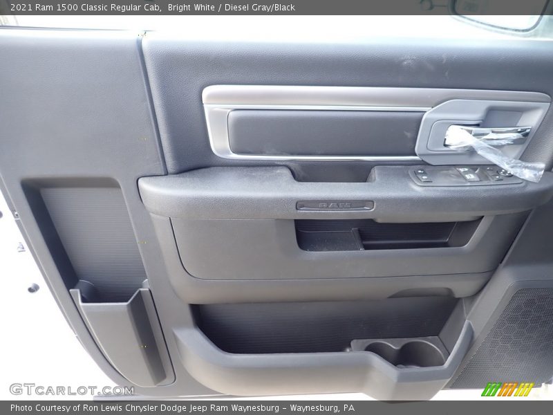 Bright White / Diesel Gray/Black 2021 Ram 1500 Classic Regular Cab