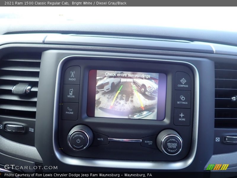 Bright White / Diesel Gray/Black 2021 Ram 1500 Classic Regular Cab