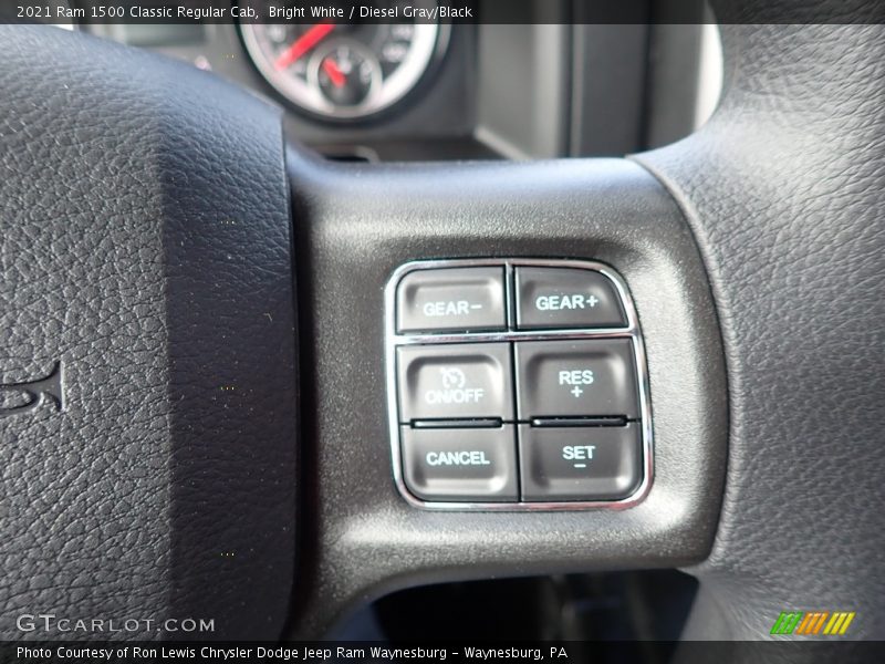 Bright White / Diesel Gray/Black 2021 Ram 1500 Classic Regular Cab