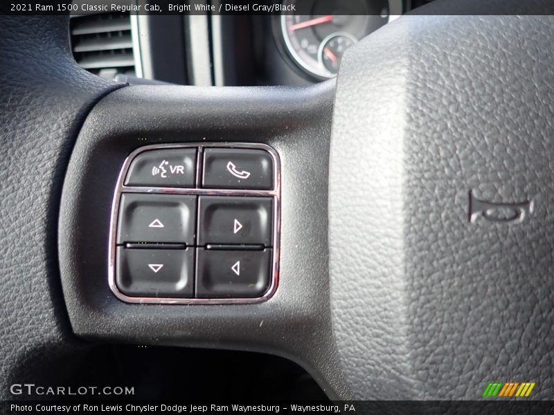 Bright White / Diesel Gray/Black 2021 Ram 1500 Classic Regular Cab