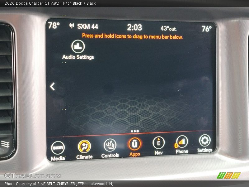 Pitch Black / Black 2020 Dodge Charger GT AWD