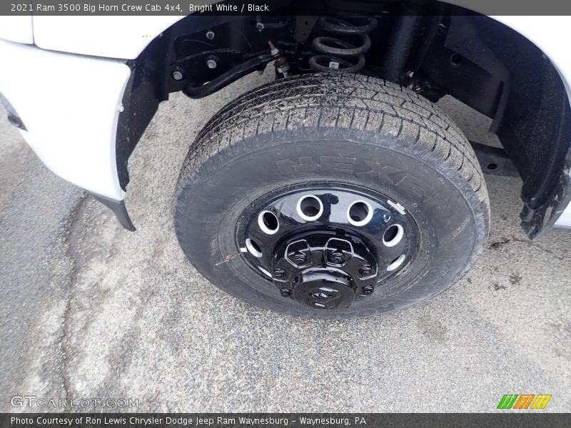 Bright White / Black 2021 Ram 3500 Big Horn Crew Cab 4x4