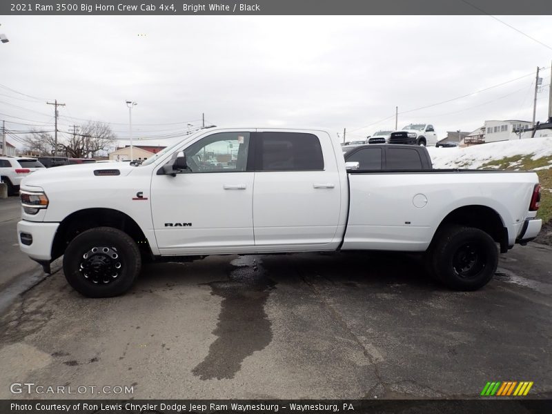 Bright White / Black 2021 Ram 3500 Big Horn Crew Cab 4x4