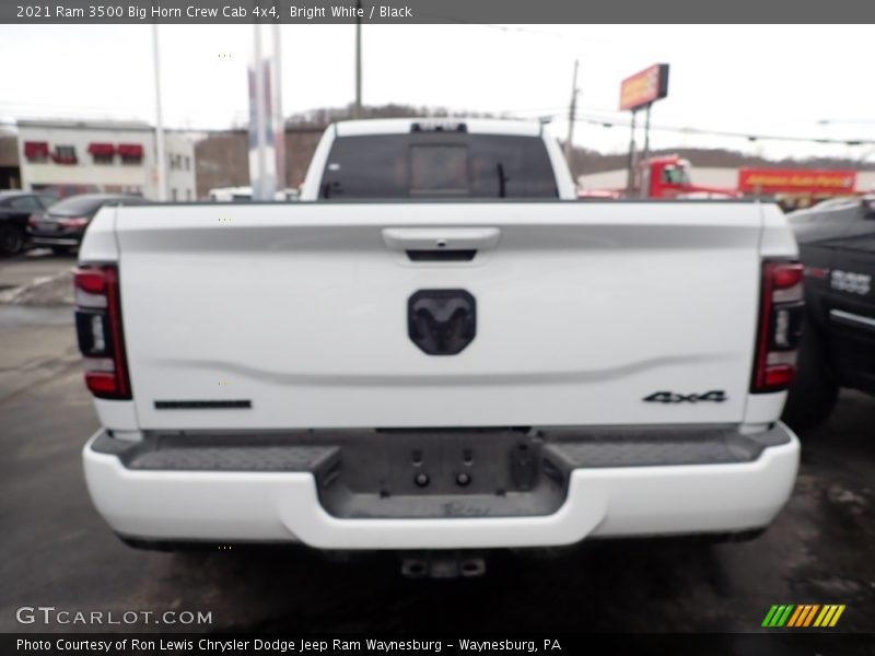 Bright White / Black 2021 Ram 3500 Big Horn Crew Cab 4x4