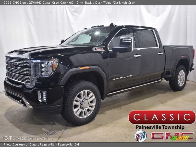 Onyx Black / Dark Walnut/Dark Ash Gray 2021 GMC Sierra 2500HD Denali Crew Cab 4WD