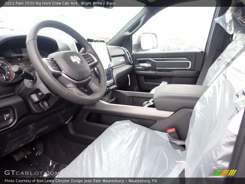 Bright White / Black 2021 Ram 3500 Big Horn Crew Cab 4x4