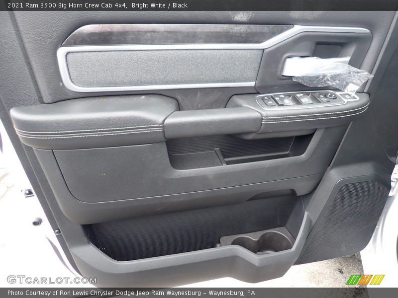 Bright White / Black 2021 Ram 3500 Big Horn Crew Cab 4x4