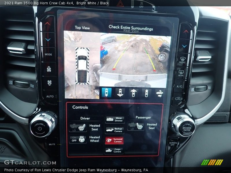 Bright White / Black 2021 Ram 3500 Big Horn Crew Cab 4x4