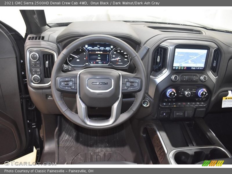 Onyx Black / Dark Walnut/Dark Ash Gray 2021 GMC Sierra 2500HD Denali Crew Cab 4WD