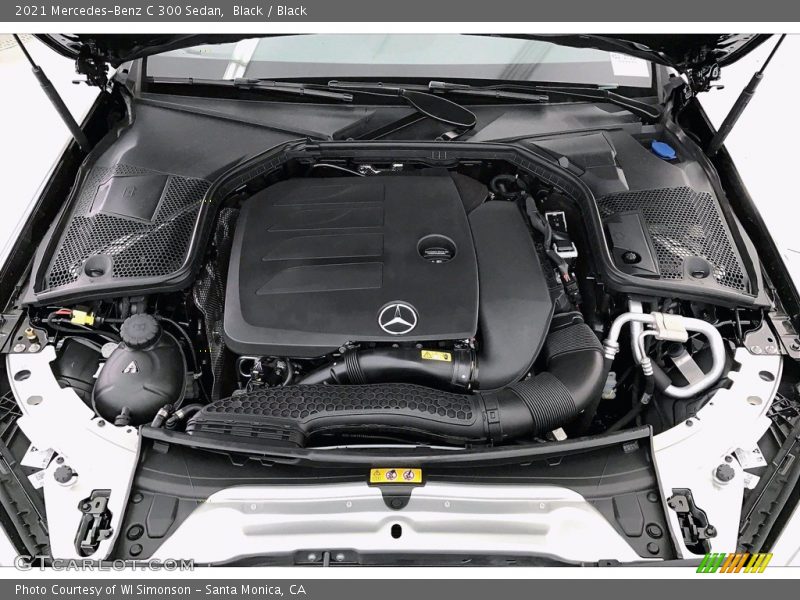 Black / Black 2021 Mercedes-Benz C 300 Sedan