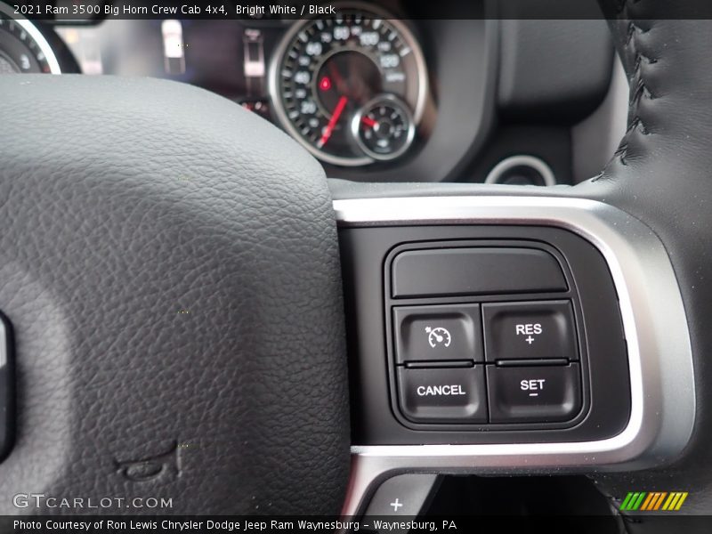 Bright White / Black 2021 Ram 3500 Big Horn Crew Cab 4x4