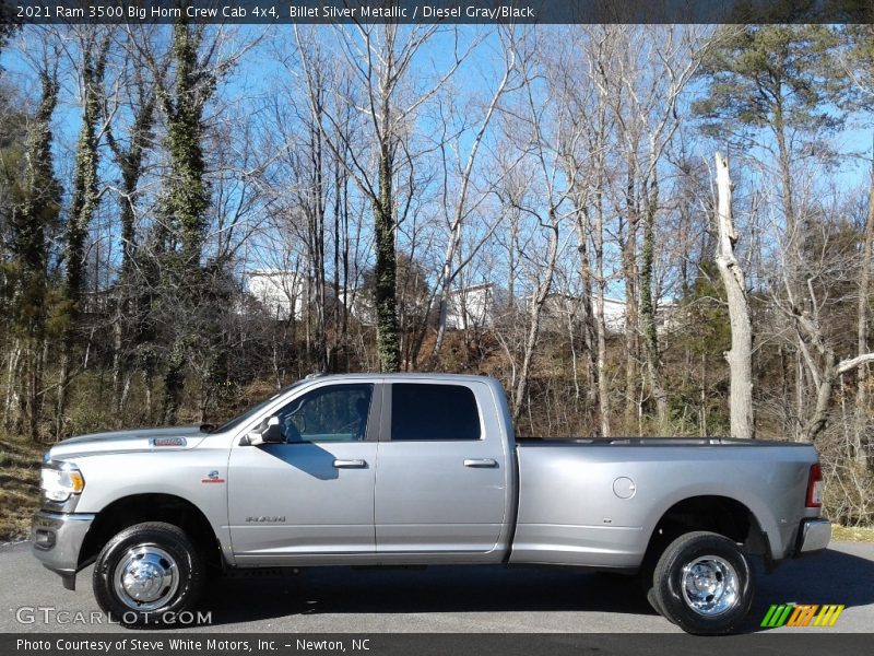 Billet Silver Metallic / Diesel Gray/Black 2021 Ram 3500 Big Horn Crew Cab 4x4