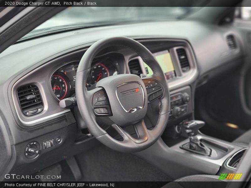 Pitch Black / Black 2020 Dodge Charger GT AWD