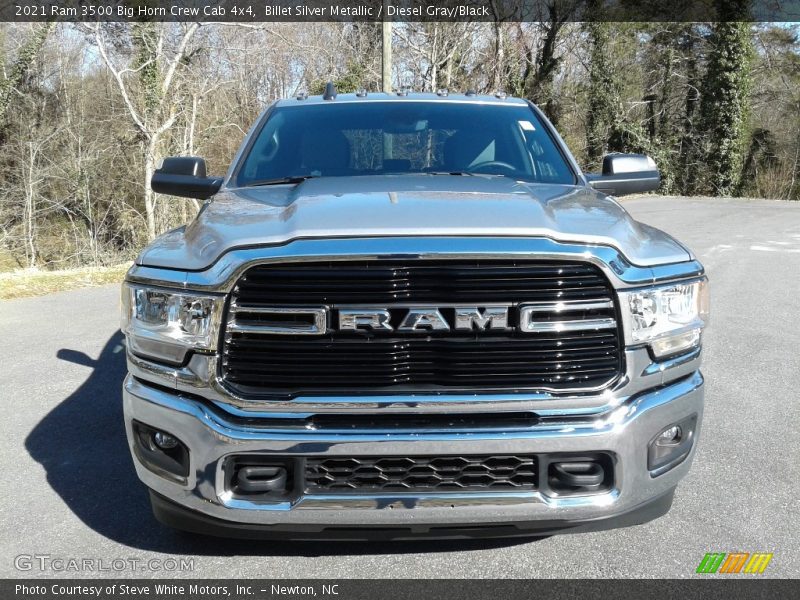 Billet Silver Metallic / Diesel Gray/Black 2021 Ram 3500 Big Horn Crew Cab 4x4