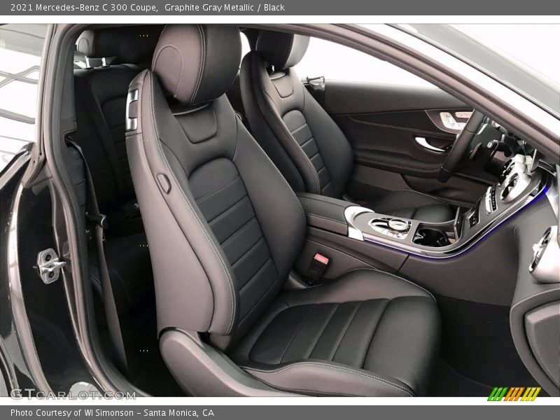 Graphite Gray Metallic / Black 2021 Mercedes-Benz C 300 Coupe