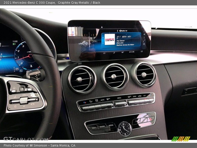 Graphite Gray Metallic / Black 2021 Mercedes-Benz C 300 Coupe