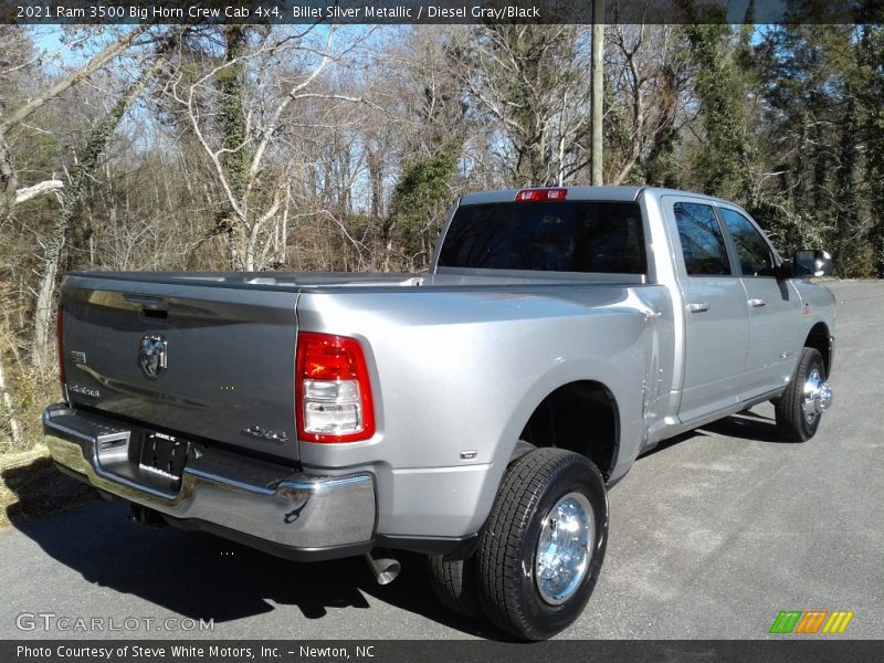 Billet Silver Metallic / Diesel Gray/Black 2021 Ram 3500 Big Horn Crew Cab 4x4