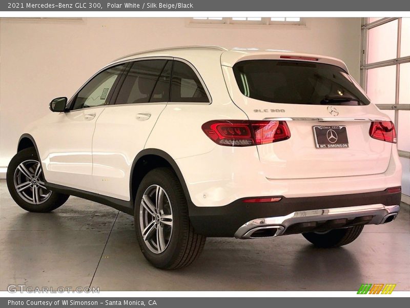 Polar White / Silk Beige/Black 2021 Mercedes-Benz GLC 300