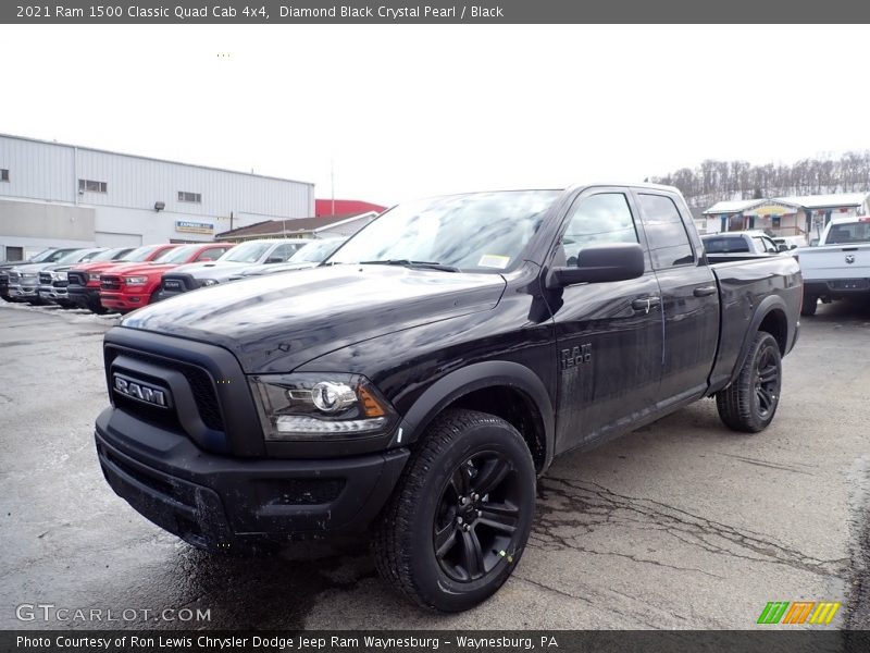 Diamond Black Crystal Pearl / Black 2021 Ram 1500 Classic Quad Cab 4x4