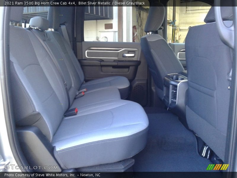 Billet Silver Metallic / Diesel Gray/Black 2021 Ram 3500 Big Horn Crew Cab 4x4