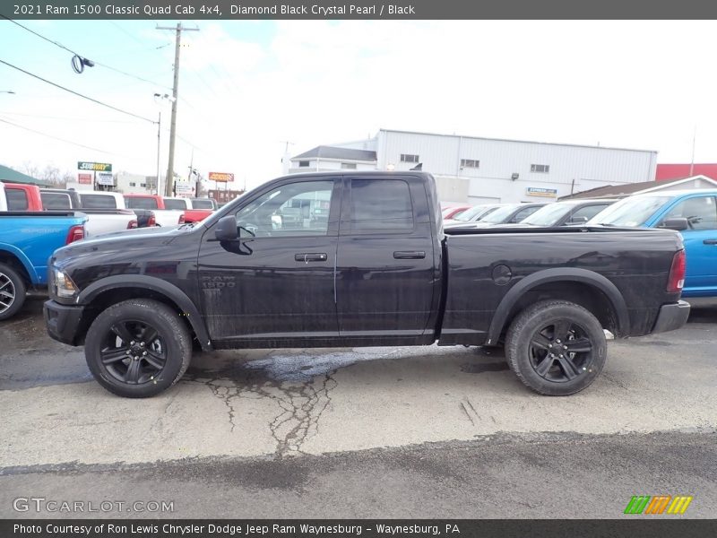 Diamond Black Crystal Pearl / Black 2021 Ram 1500 Classic Quad Cab 4x4