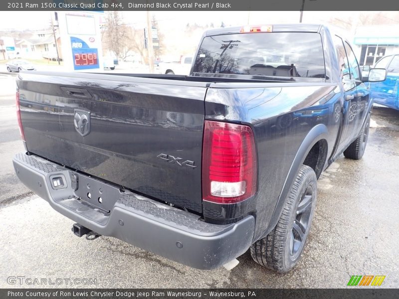 Diamond Black Crystal Pearl / Black 2021 Ram 1500 Classic Quad Cab 4x4