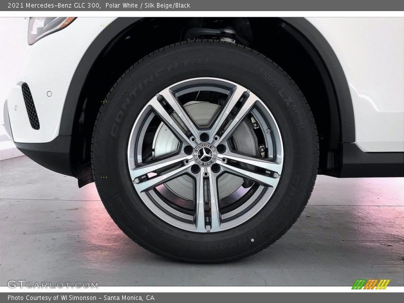 Polar White / Silk Beige/Black 2021 Mercedes-Benz GLC 300