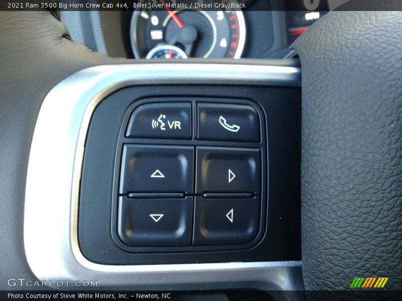 Billet Silver Metallic / Diesel Gray/Black 2021 Ram 3500 Big Horn Crew Cab 4x4