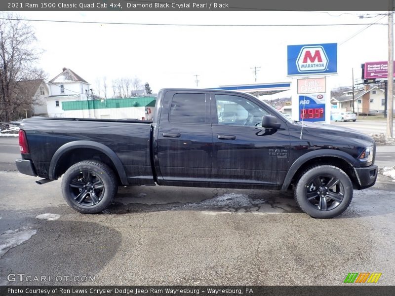Diamond Black Crystal Pearl / Black 2021 Ram 1500 Classic Quad Cab 4x4