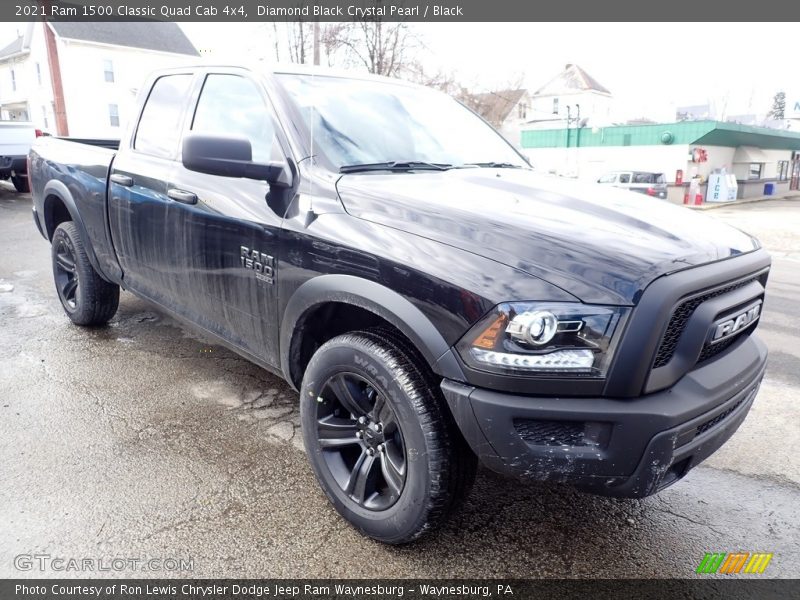Diamond Black Crystal Pearl / Black 2021 Ram 1500 Classic Quad Cab 4x4