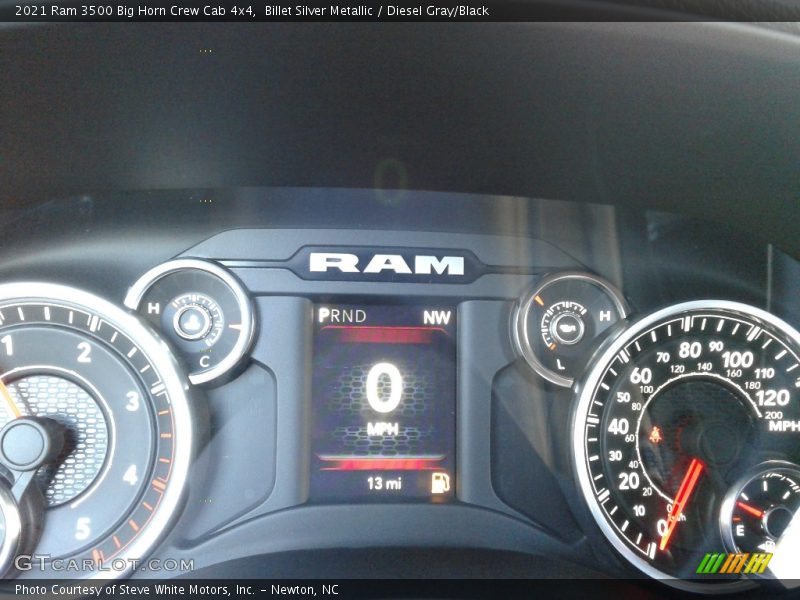 Billet Silver Metallic / Diesel Gray/Black 2021 Ram 3500 Big Horn Crew Cab 4x4