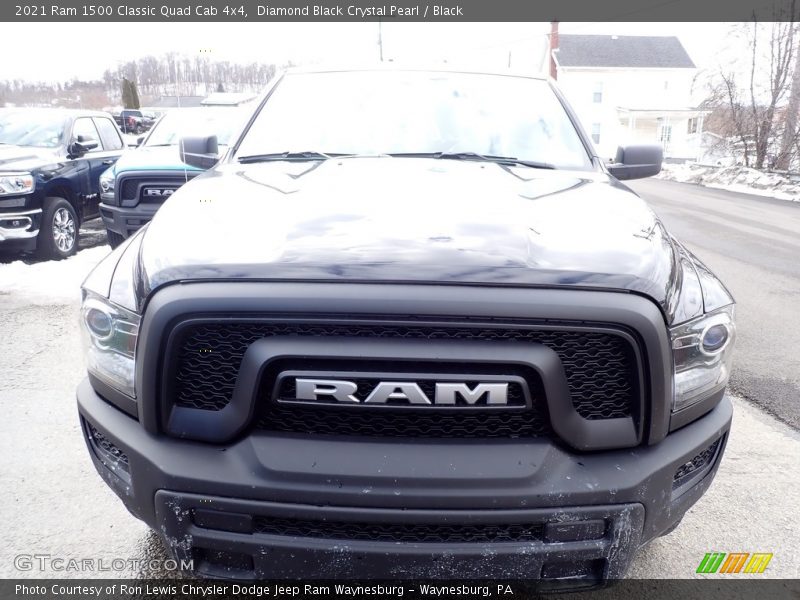 Diamond Black Crystal Pearl / Black 2021 Ram 1500 Classic Quad Cab 4x4