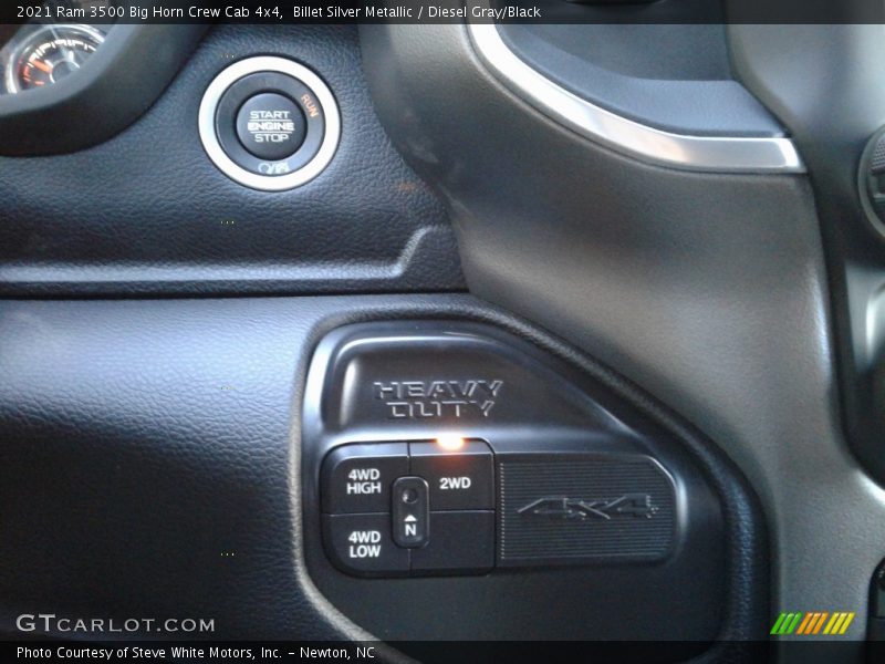 Billet Silver Metallic / Diesel Gray/Black 2021 Ram 3500 Big Horn Crew Cab 4x4